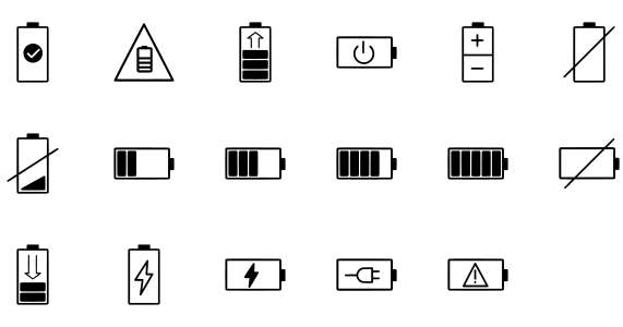 Simple Battery Linicons