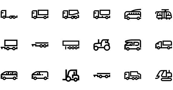 Trucks Outline