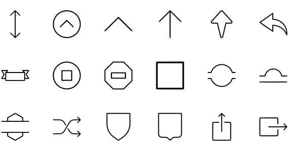 Unigrid Symbols Arrows