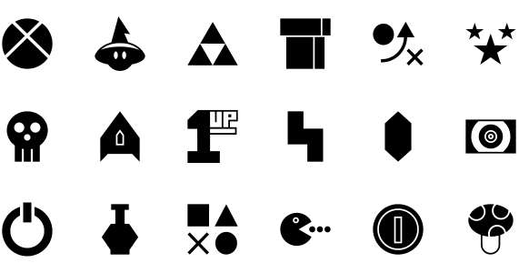 Video Gaming Glyph