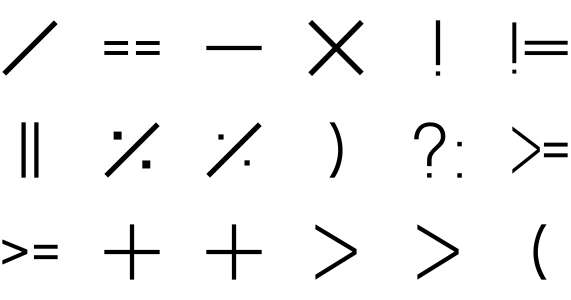 Calculating signs