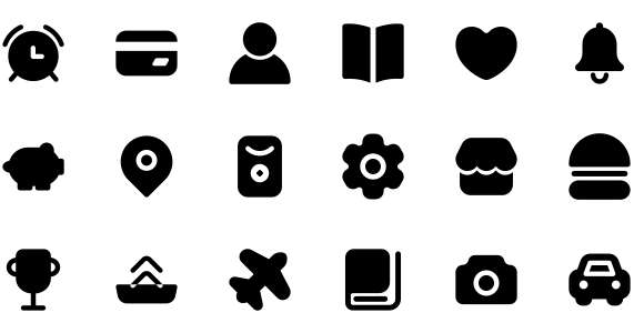 Universal icon fill