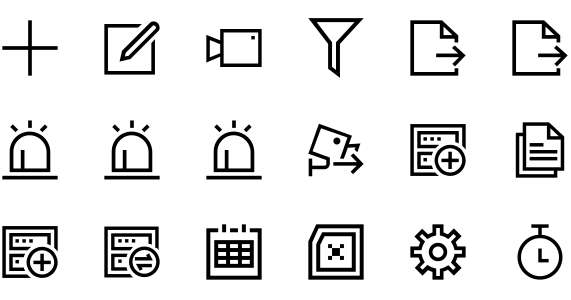 UED icon library