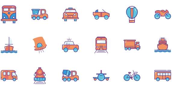 Traffic series icon