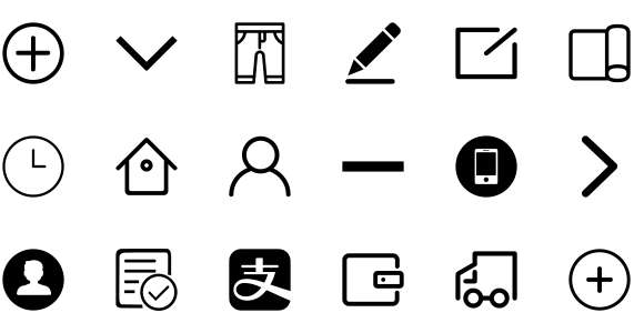 Tailored WeChat Side Vector Icon Library