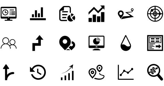 Statistical traffic icon