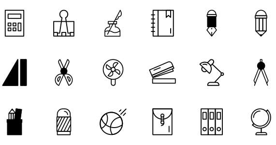 Stationery icon