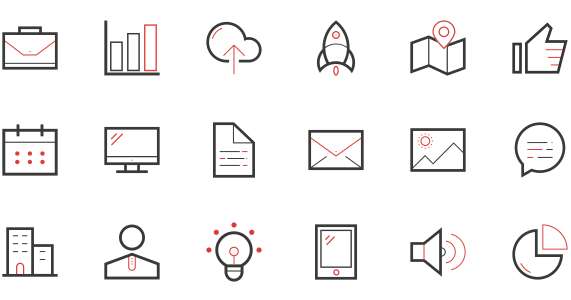 Simple business icon