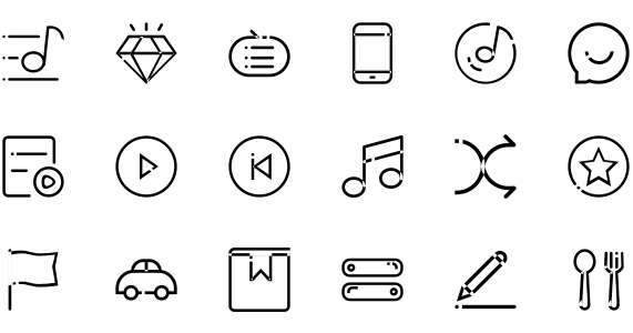 Music play icon