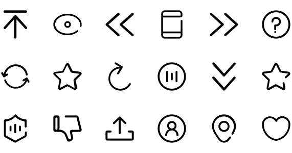 Monochrome linear icon 1