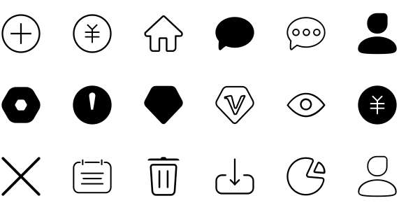 Minimalistic linear icon 4