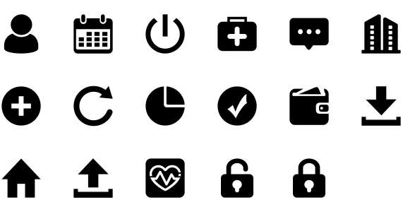 Management system icon library