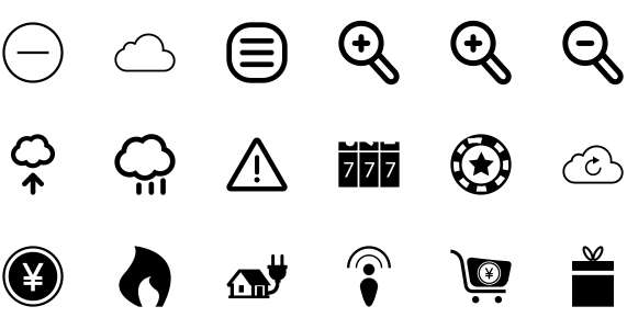 List of commonly used icons