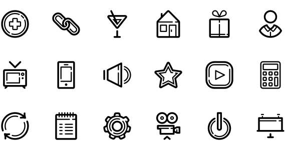 Linear web icon