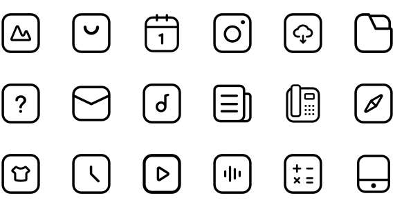 Linear common icon