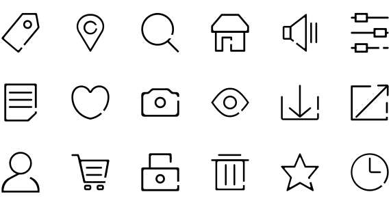 Linear basic icon