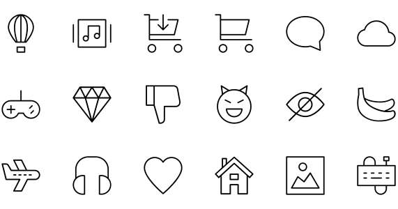 Line life icon