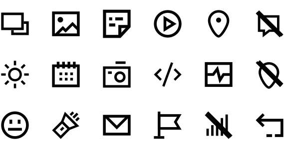 Line icon two color