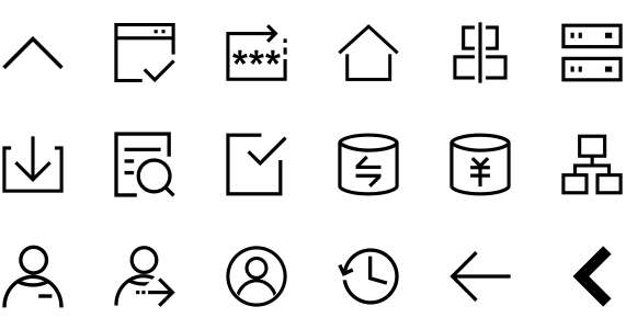 Line icon optimized version