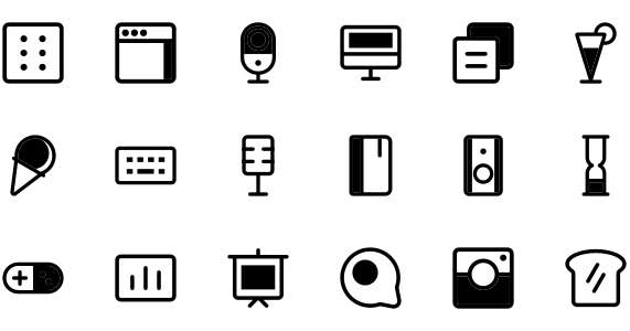 Line icon combination