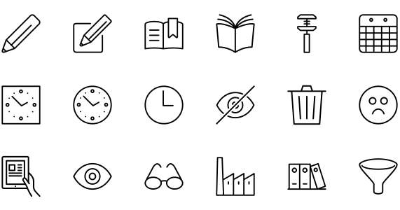 Line drawing icon
