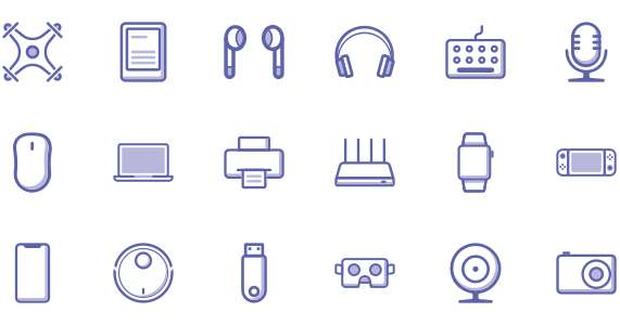 Like the digital icon library