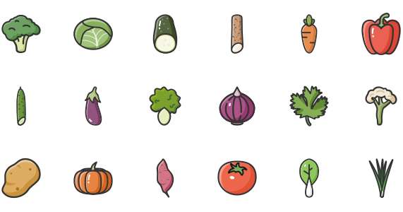 Leaflet vegetable shop