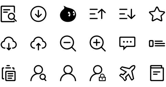 Information Platform Division XUX Common Foundation Icon Library