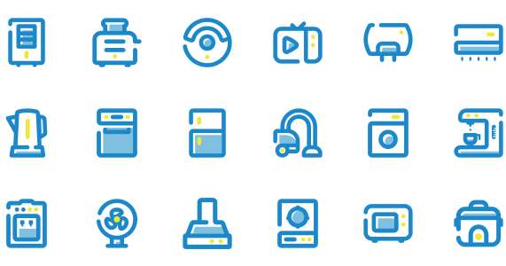 Household appliances icon