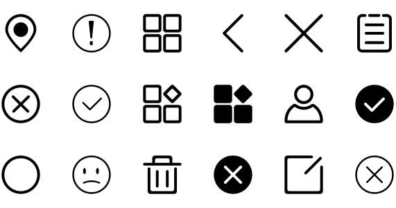H5 universal system icon