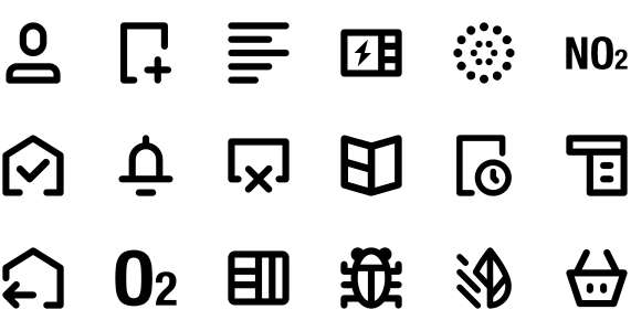 Grain cube icon library