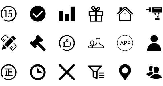 Gilele icon library