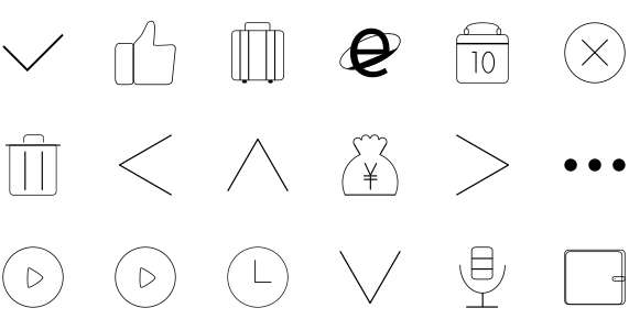 Functional linear icon