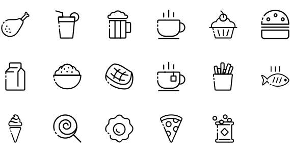 Food linear icon