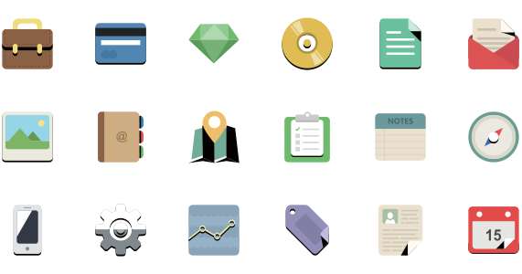 Flat Designer Icons