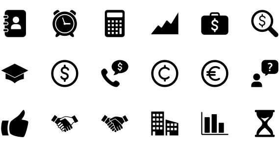 Financial Project ICON Icon Library