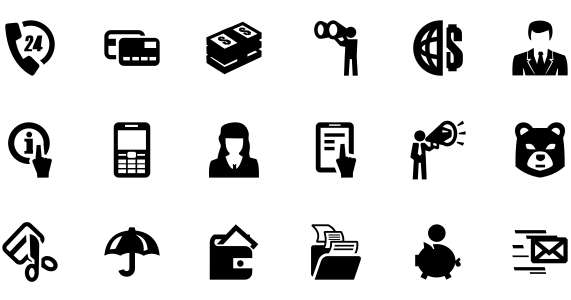 Finance business icon