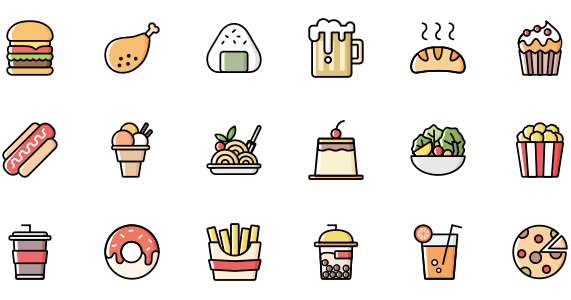 Fast food restaurant icon