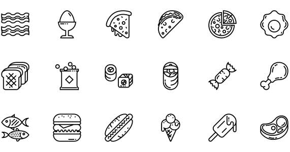 Fast food icon