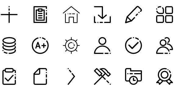 Education and teaching related icons