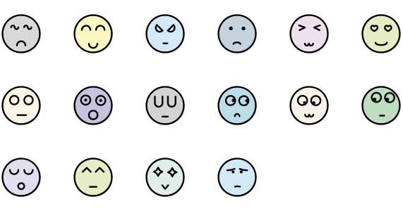 Draw some expressions to play