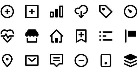 Creative linear icon