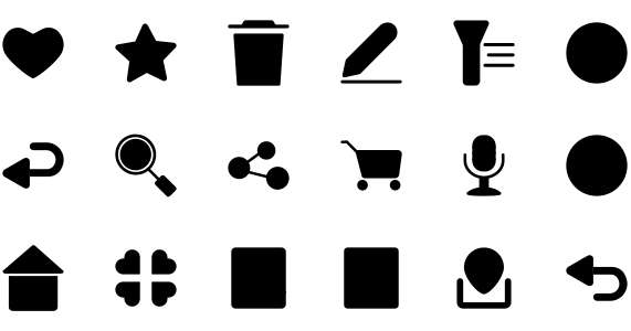 Black Search takeaway graphic icon