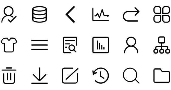 Big data regular monochrome icon