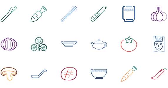 Beef ramen icon library