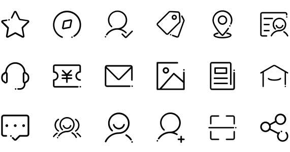 Basic linear icon 3