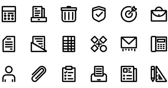 Basic icon office