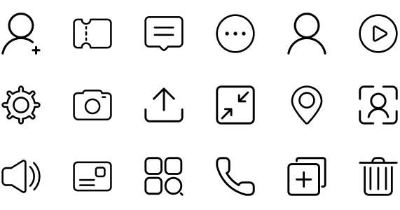 Basic icon library 1