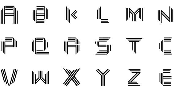 Alphabet creative icon