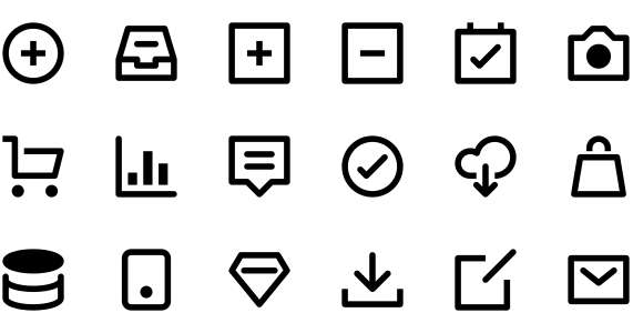 APP commonly used ICON